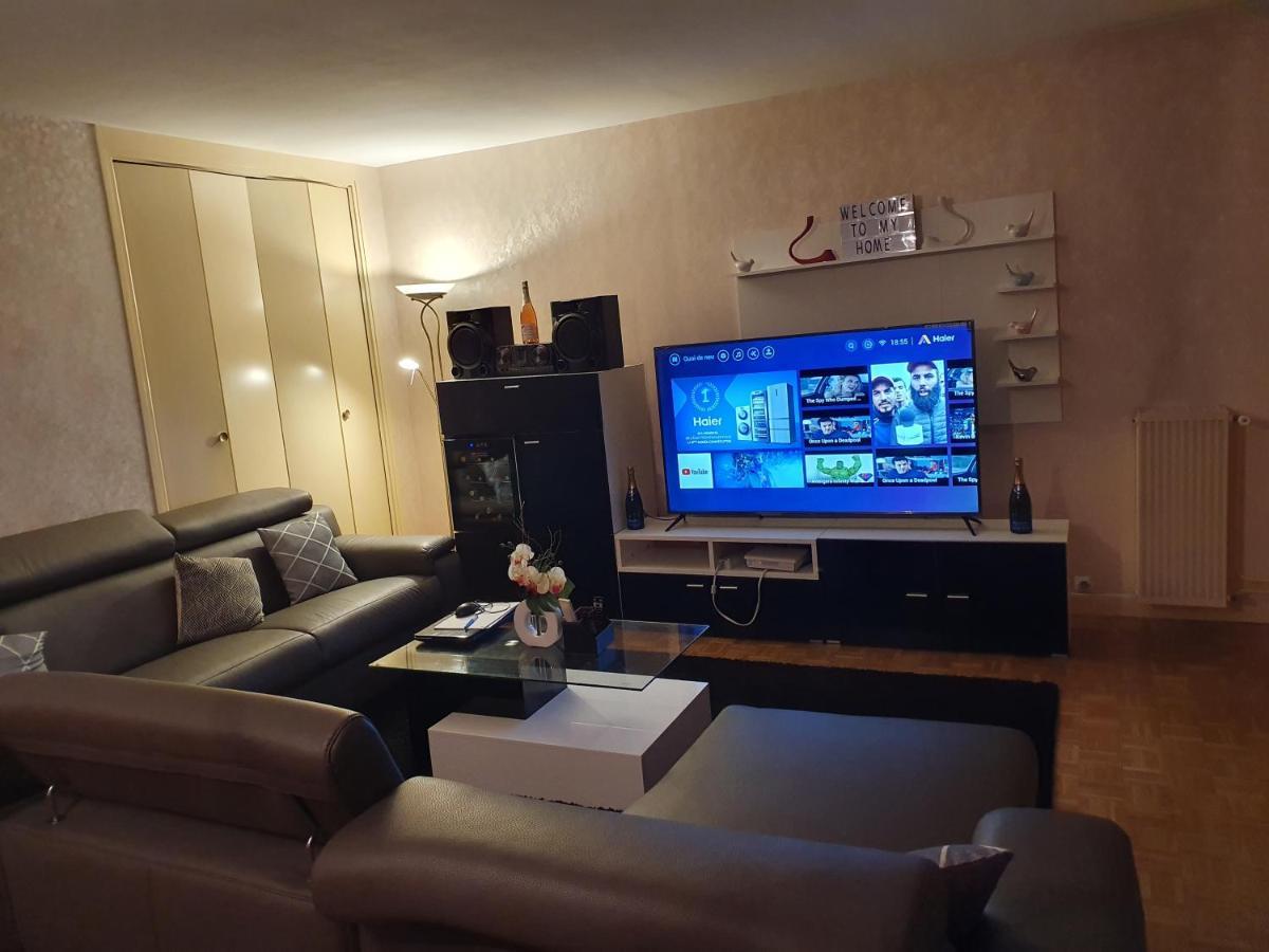 Dans Grand Appart De 113M2 Proche Paris 크레유 외부 사진